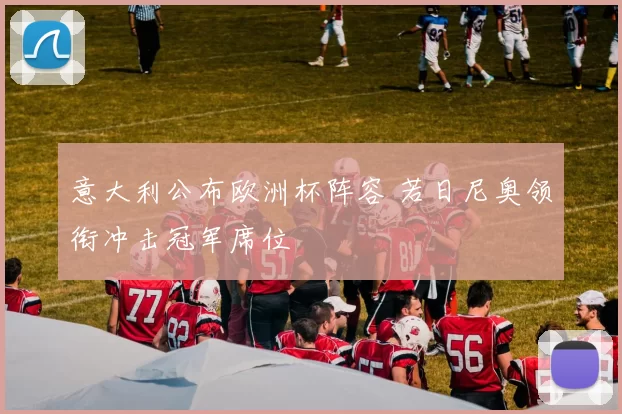 意大利公布欧洲杯阵容 若日尼奥领衔冲击冠军席位